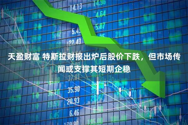 天盈财富 特斯拉财报出炉后股价下跌，但市场传闻或支撑其短期企稳
